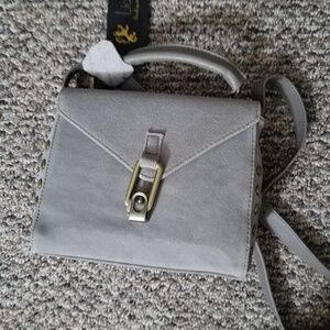Nwt Suede Leather Crossbody Bag